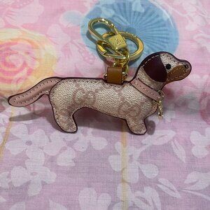 Gucci Pink Dog Keychain